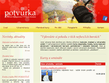 Tablet Screenshot of potvurkaklub.cz